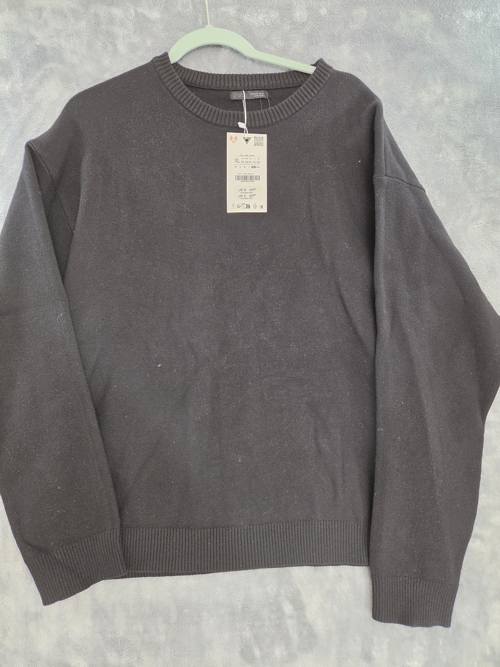 Zara Black Crewneck Sweater - Picture 3 of 4